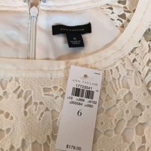 Lace cream color dress